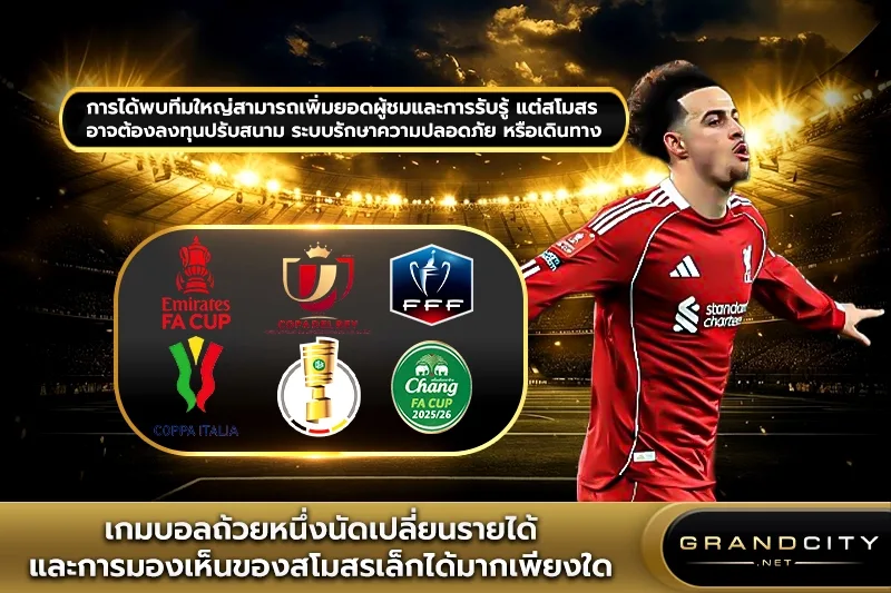 เกมบอลถ้วยหนึ่งนัดเปลี่ยนรายได้