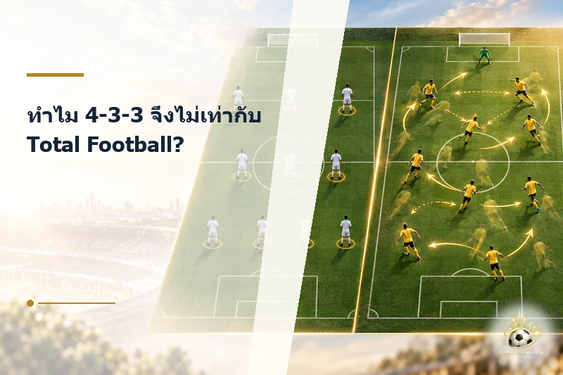 4-3-3 เทียบกับหลักการ Total Football