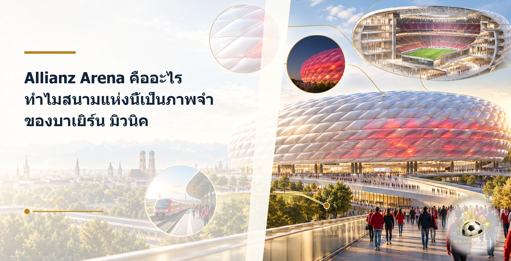 Allianz Arena กับเอกลักษณ์ของบาเยิร์น มิวนิค